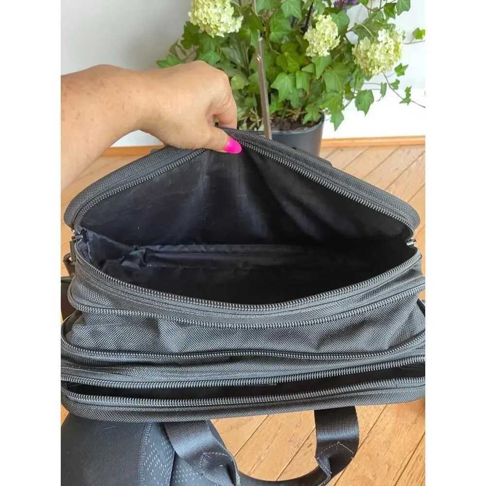 Tumi Alpha Expandable Organizer Laptop Briefcase Ballistic Nylon 26141D4 (pu3000